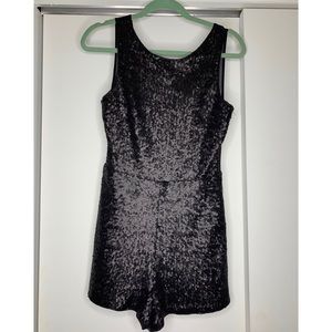 Brand New Black Sequin Jumpsuit